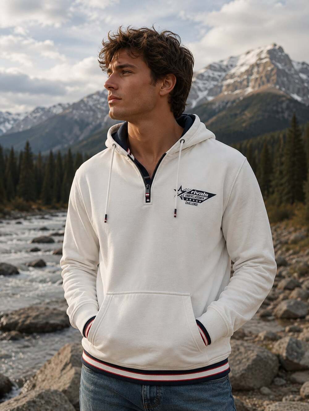 Wilson Rivals Underclassmen Challenge Quarter-Zip Hoodie Size L